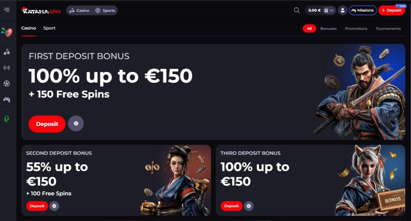 KatanaSpin Casino Bonus
