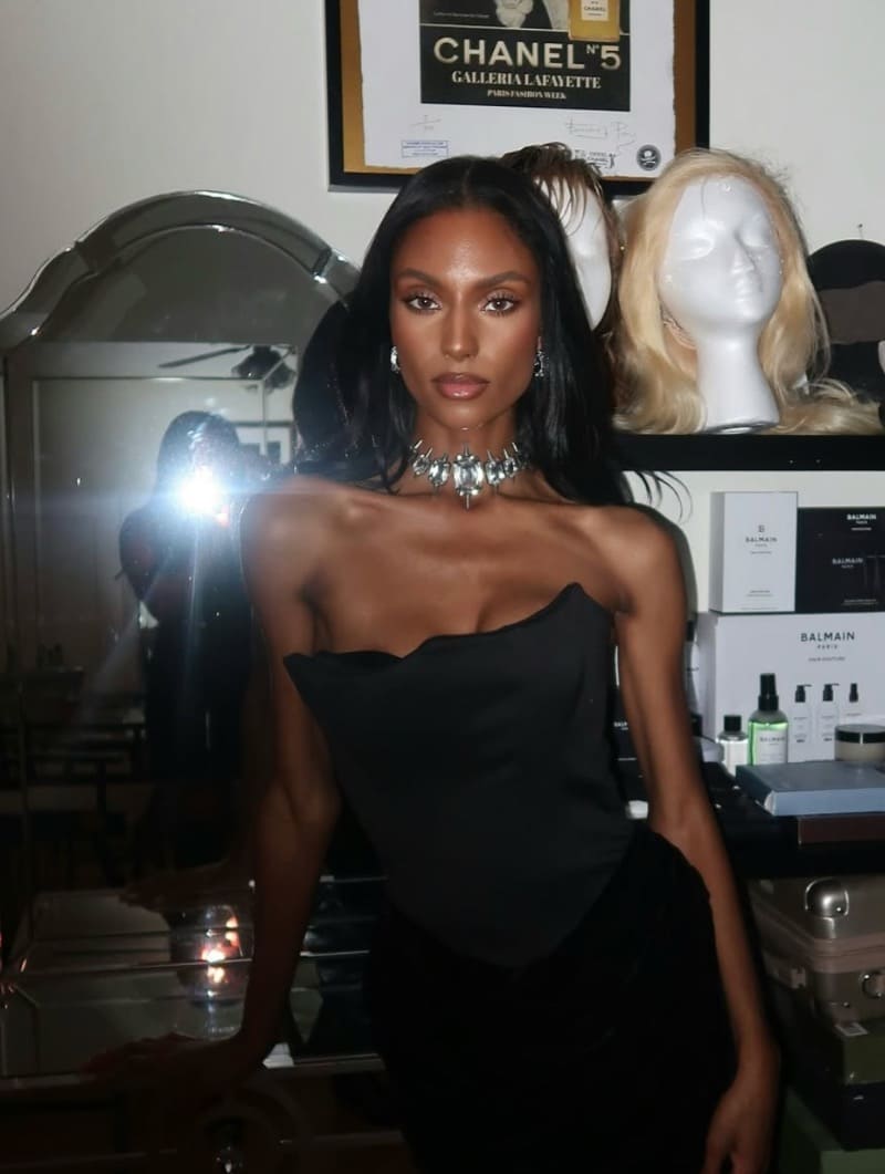 Sydney in long dress