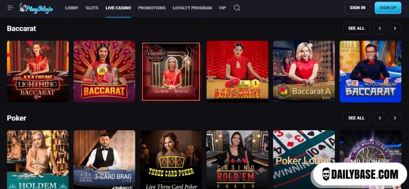 Play Baccarat Games