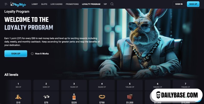 PlayMojo Casino: VIP Program