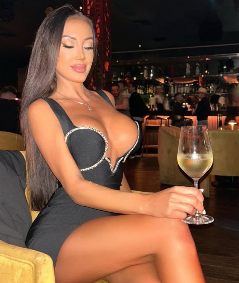 Sexy black dress