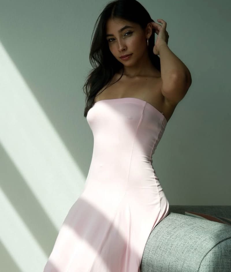 Ana in dress