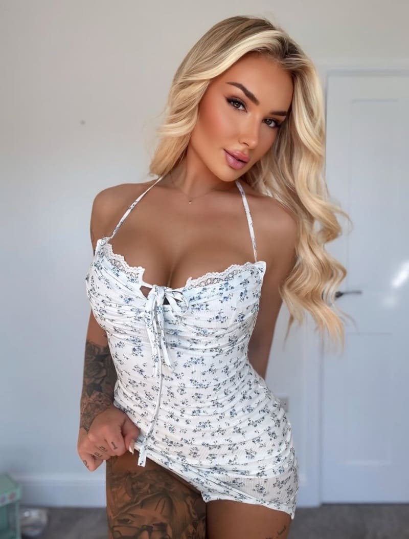 Charlotte in white