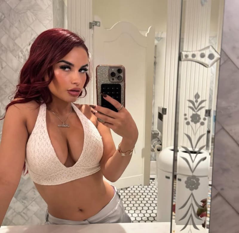 Yulissa in white top showing off nice tits