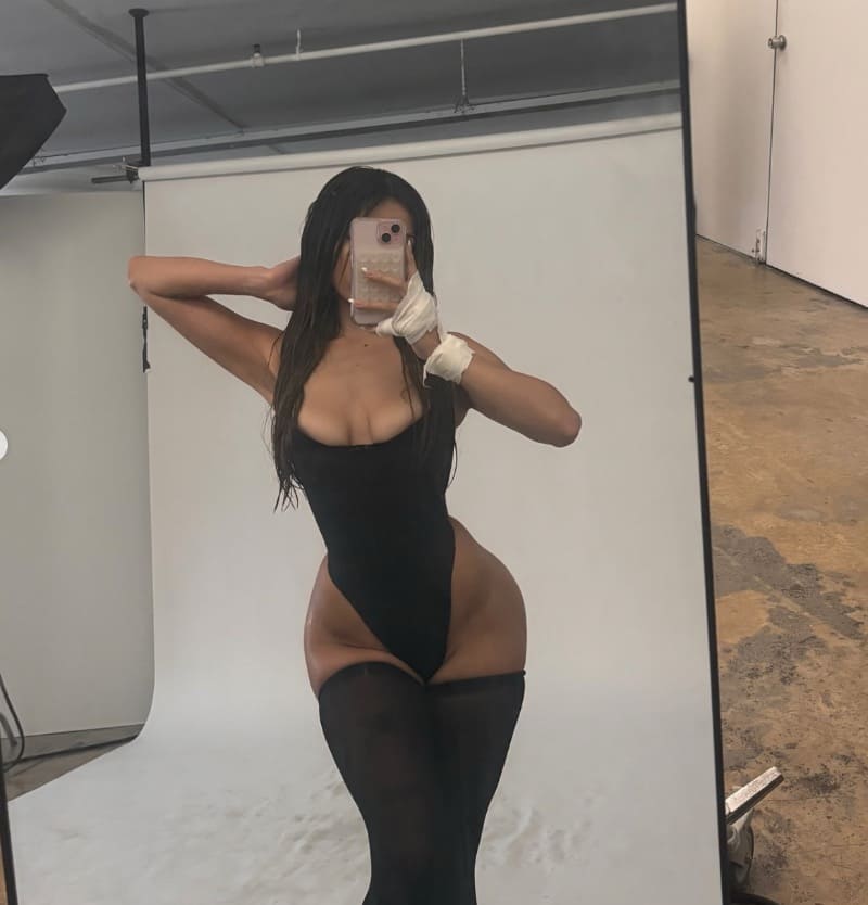 Sexy dame in lingerie