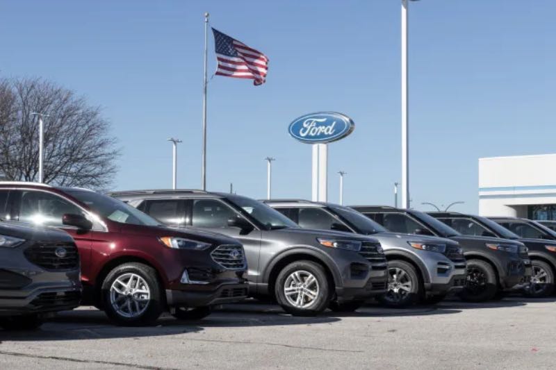 Ford Cars on Parking lot