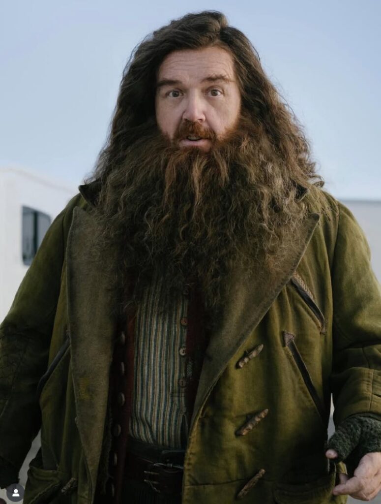 Hagrid by nick frost in new Harry Potter Show