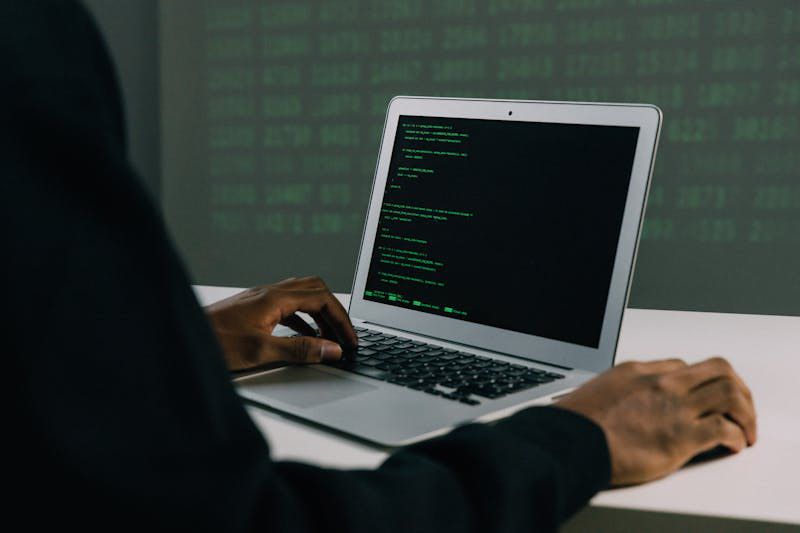 Hacker hacking passwords