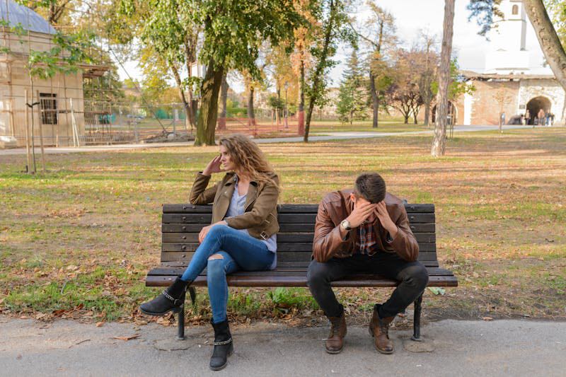 Koppel in stress dating each others Ex