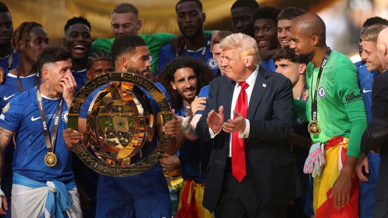 Donald Trump With Chelsea FC