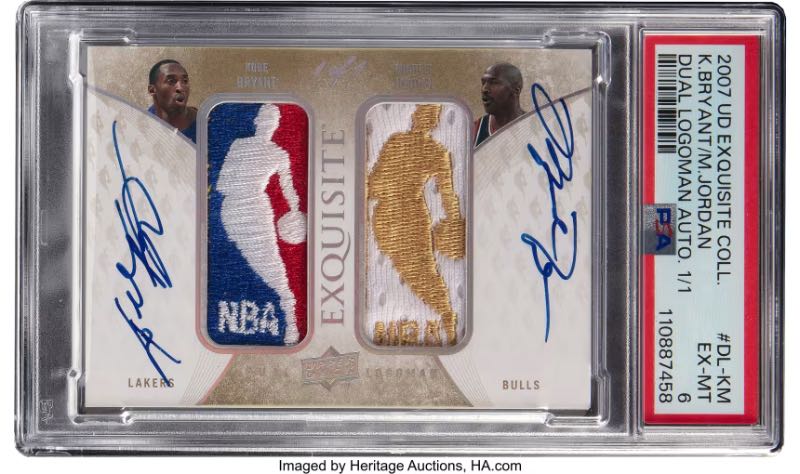 Kobe Bryant Michael Jordan Card