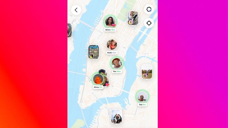 Instagram map
