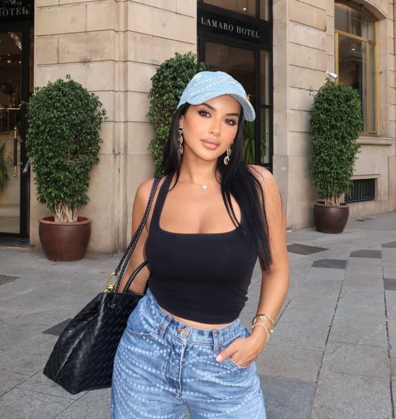 Maya in sexy top