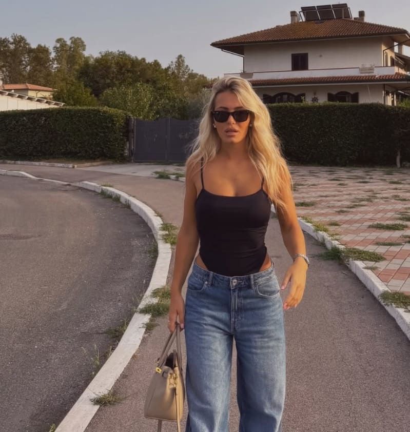 Francesca in cool outfit