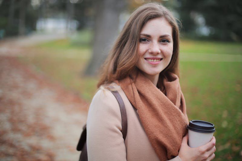 Person in park