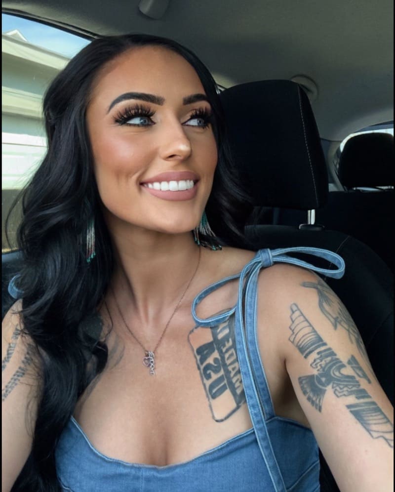 Barbie in car