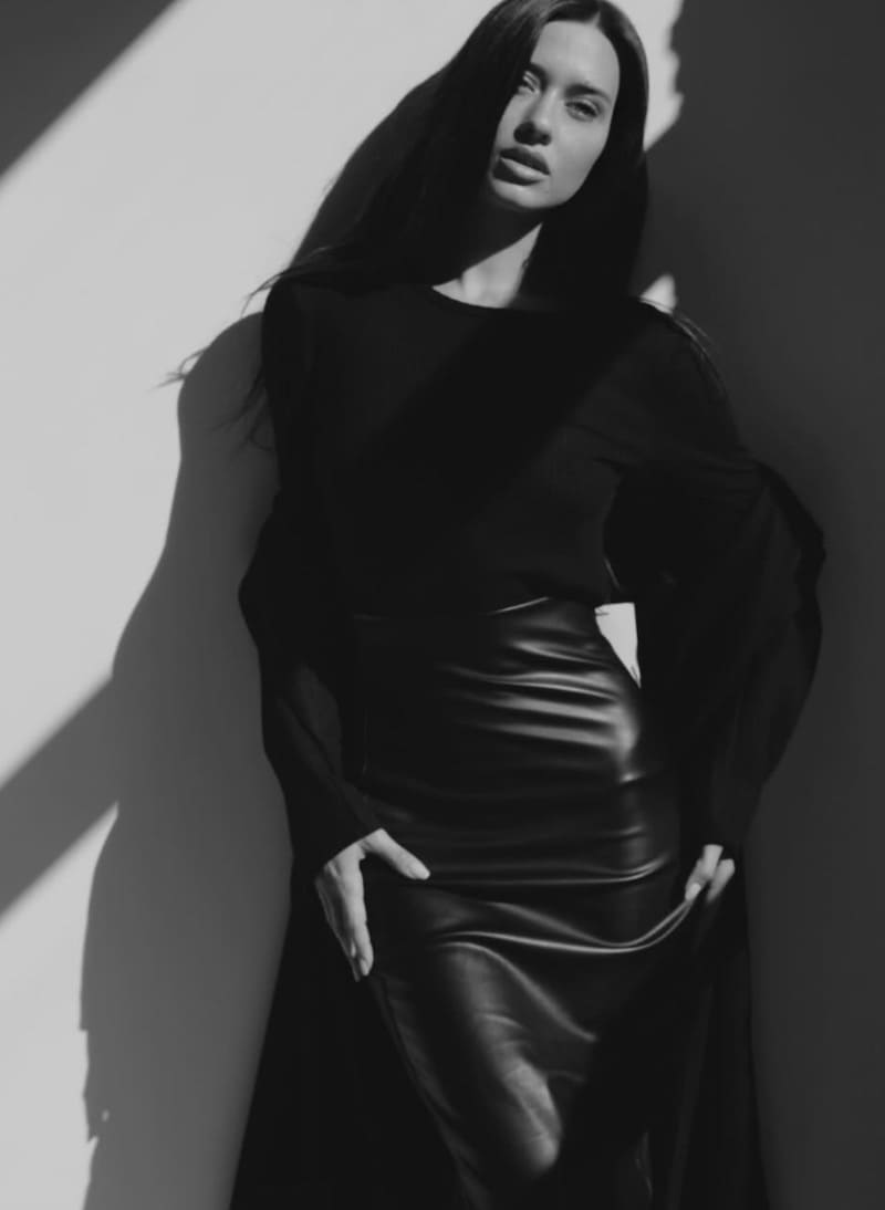 Cathlin in tight dress