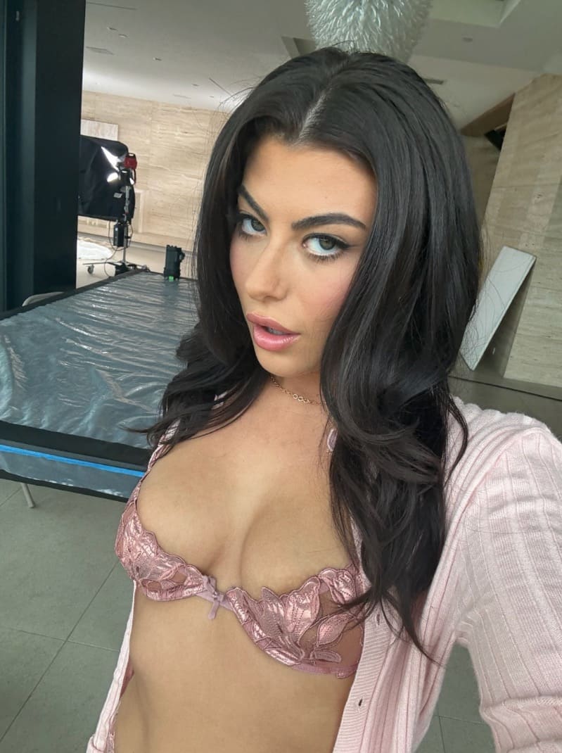 Babe in sexy lingerie