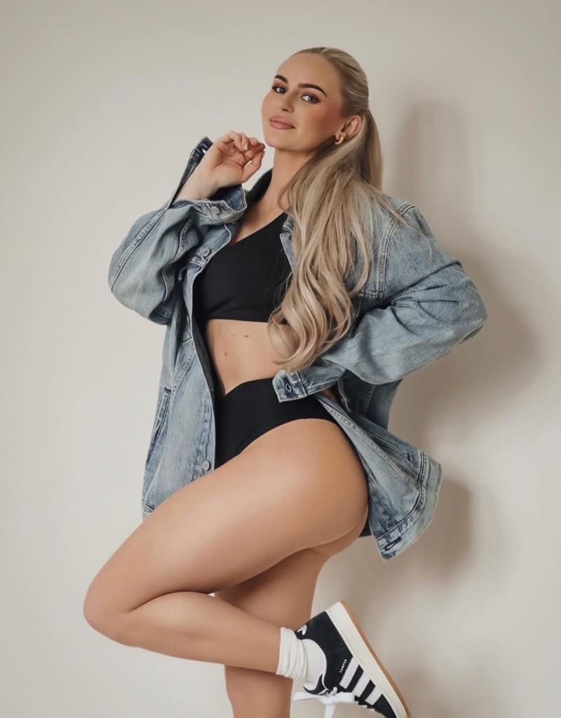 Hot woman in lingerie