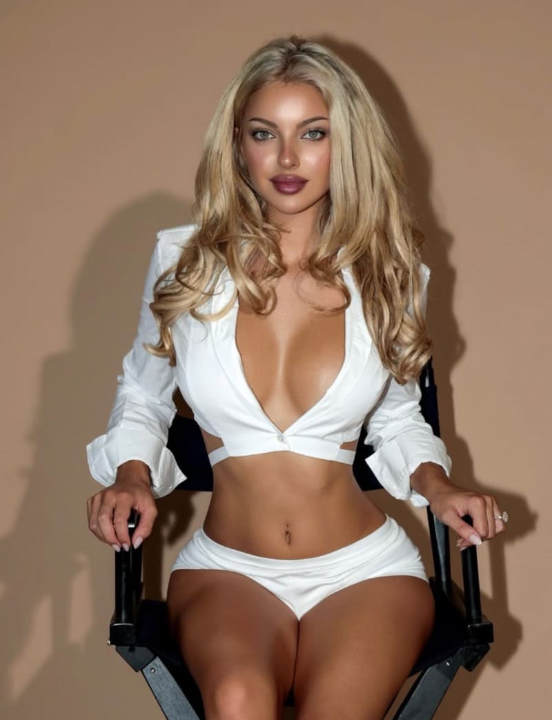 Sophie Saint in White