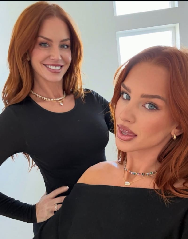 Julia in sexy black top