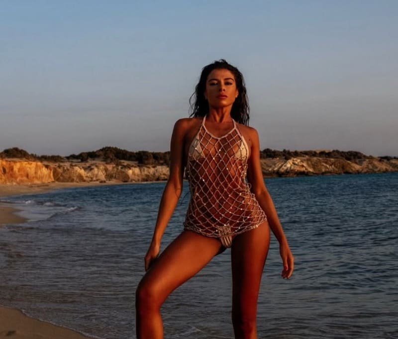 Sexy model in bikini