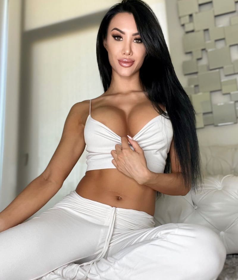 Corrie in sexy white top