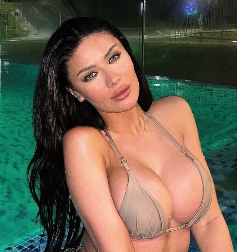 Sexy model in bikini