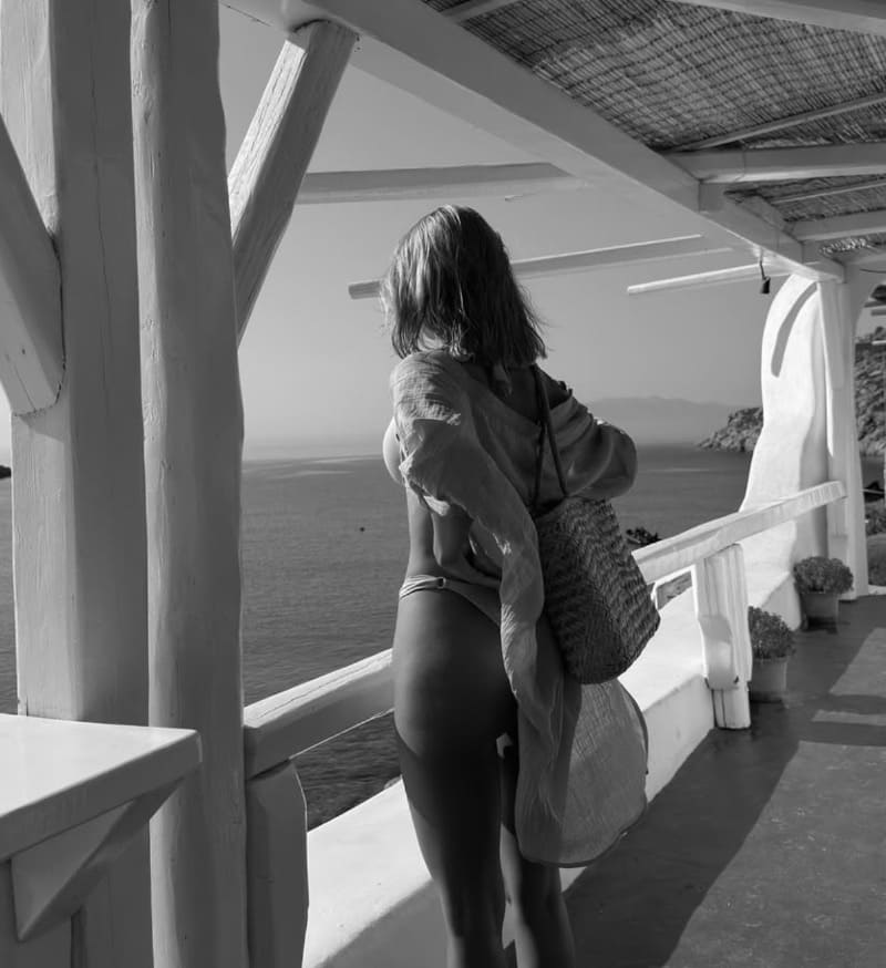 Emily in sexy cool pose