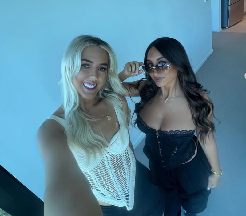 Sexy girls in tight outfits