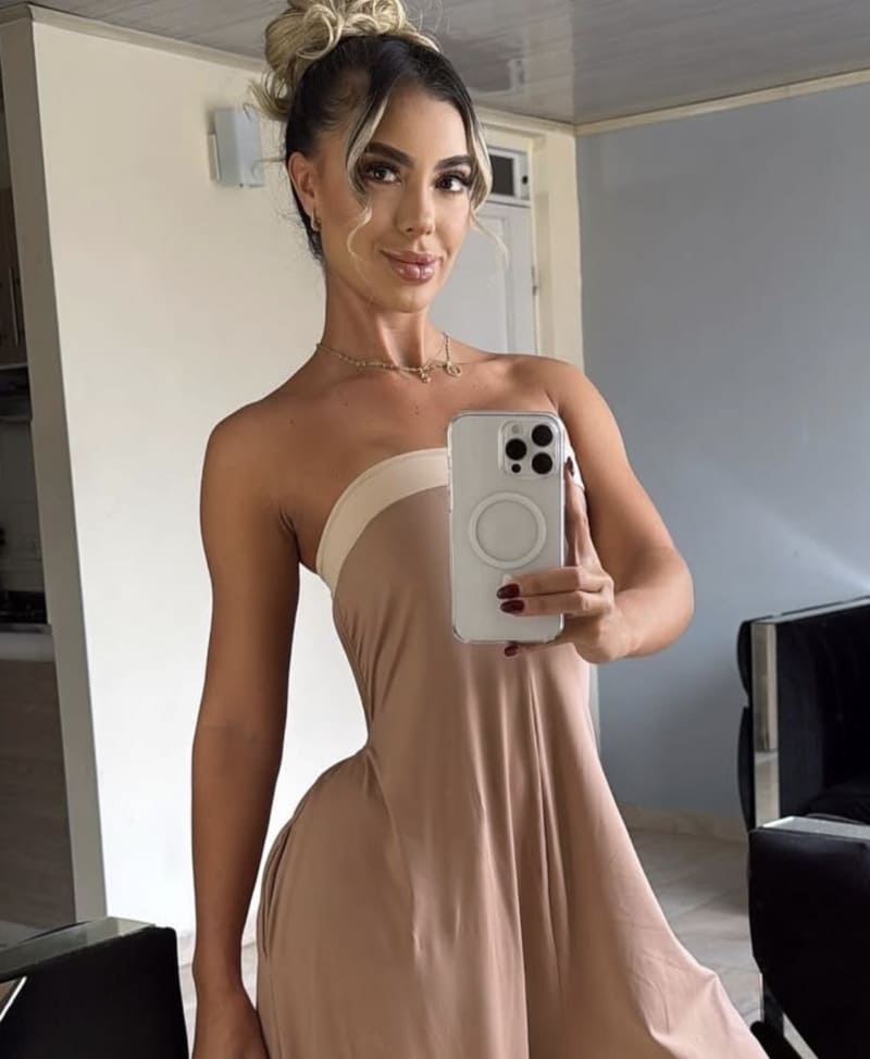 Sarita in sexy outfit