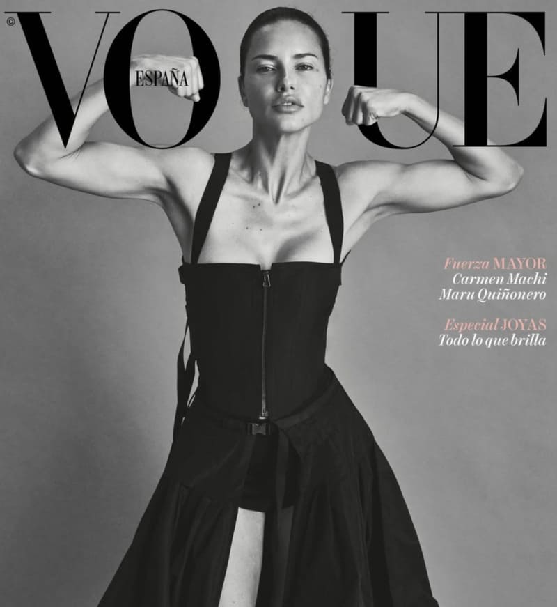Adriana with cool outfit