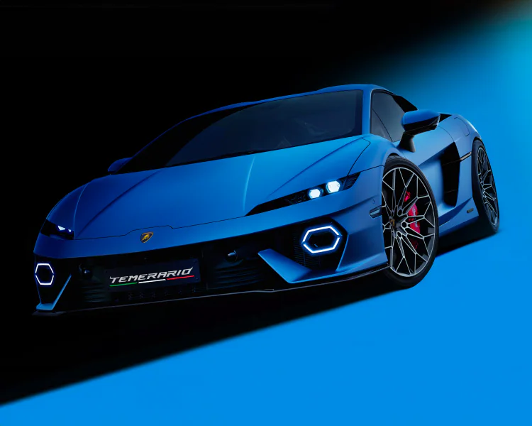 El morro del Lamborghini Temerario.