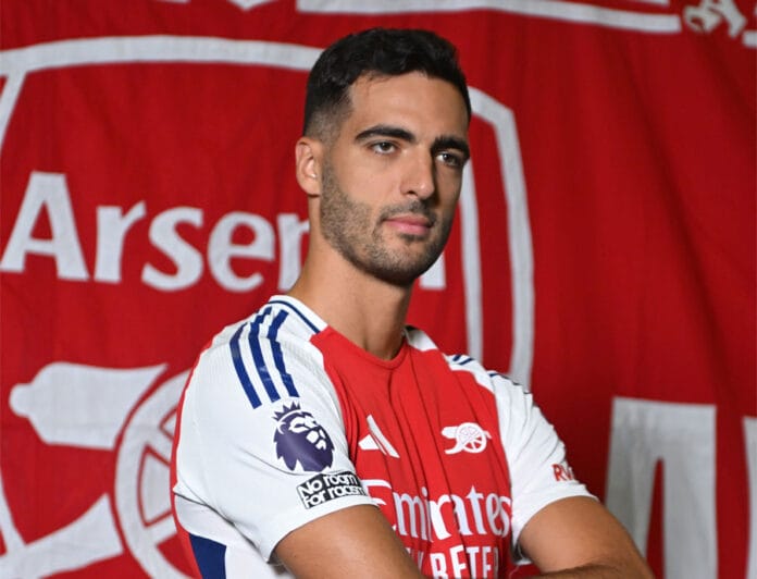 Merino ya luce como gunner.