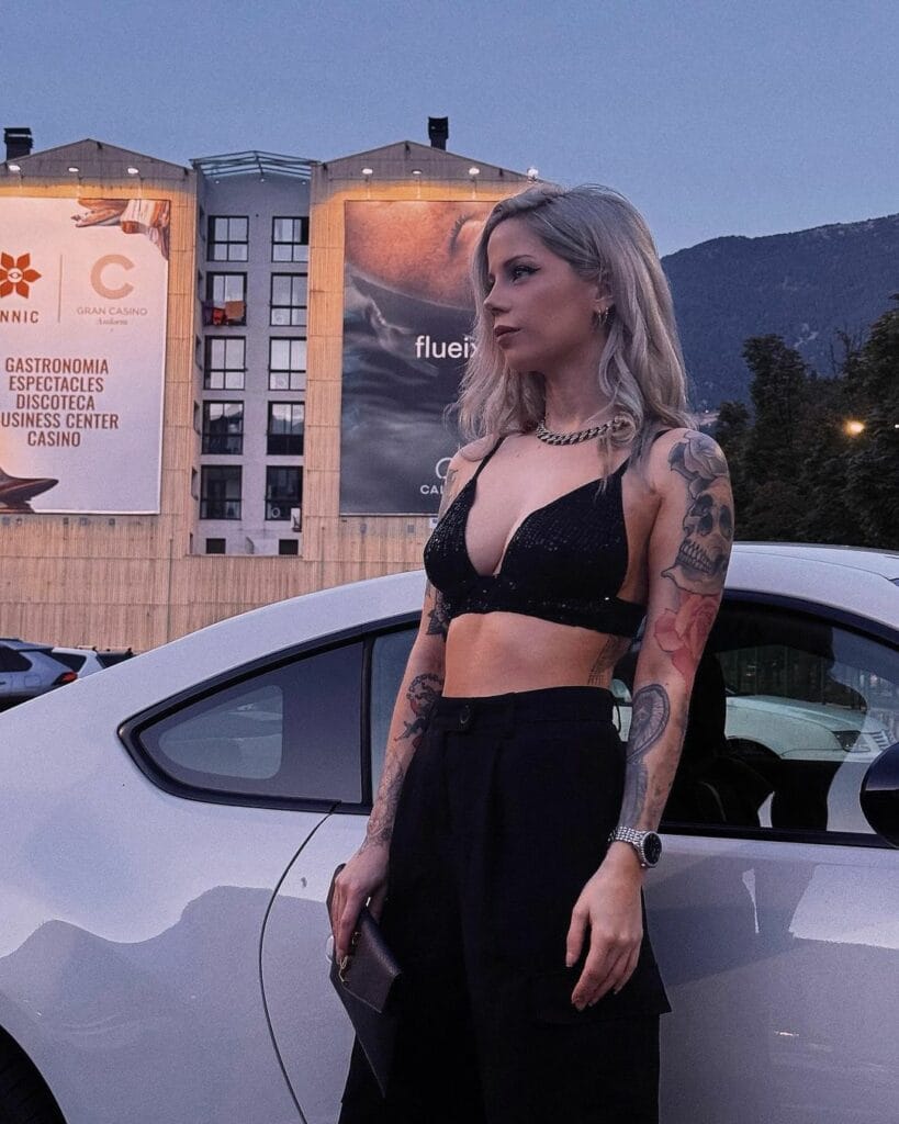 Sara Biyín sujetador.