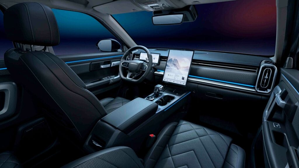 El interior del Jaecoo 7.