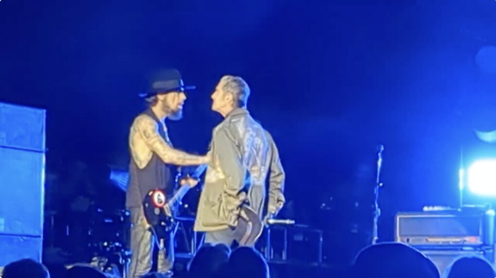 Pelea entre Perry Farrell u Dave Navarro.
