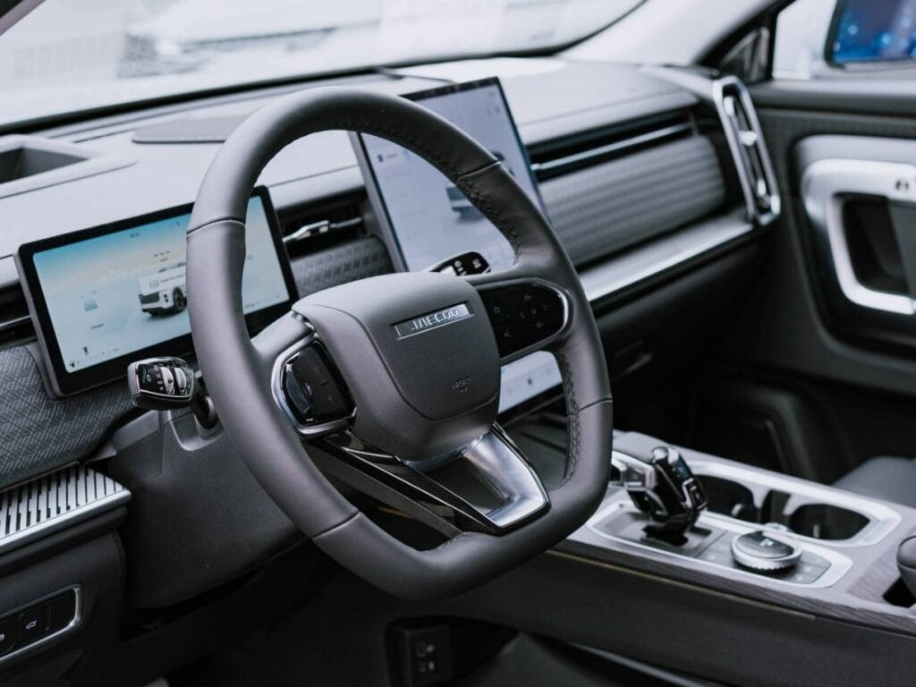 interior del Jaecoo 5.