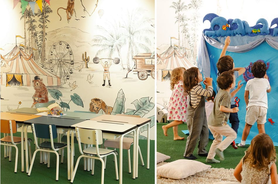 restaurantes parques infantiles madrid