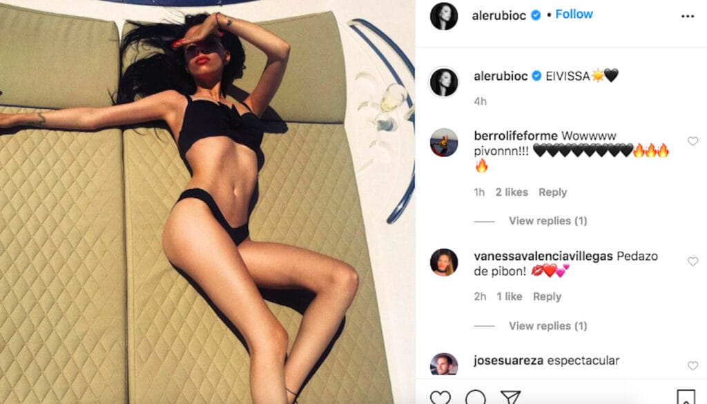 ale rubio posado sexi