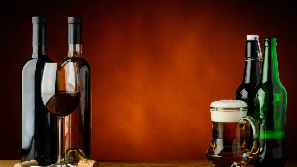 calorías del vino y de la cerveza