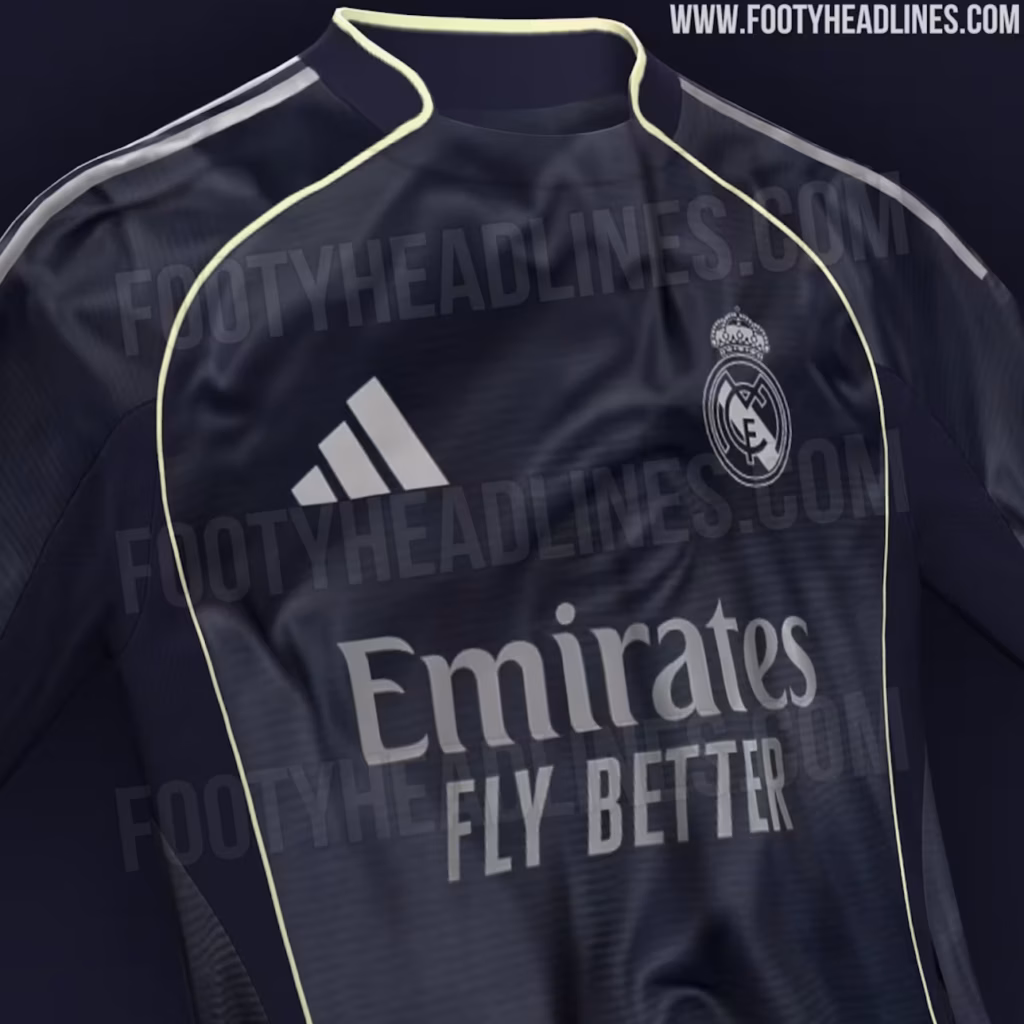 segunda camiseta real madrid 2025-2026