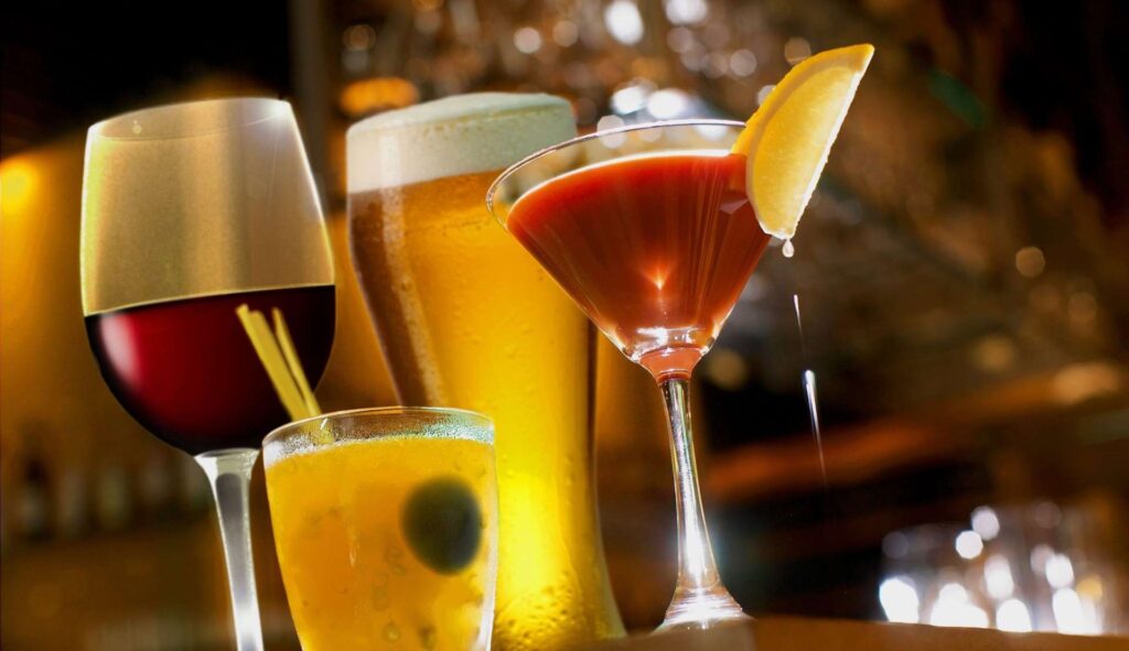 tipos de vasos de cocteleria