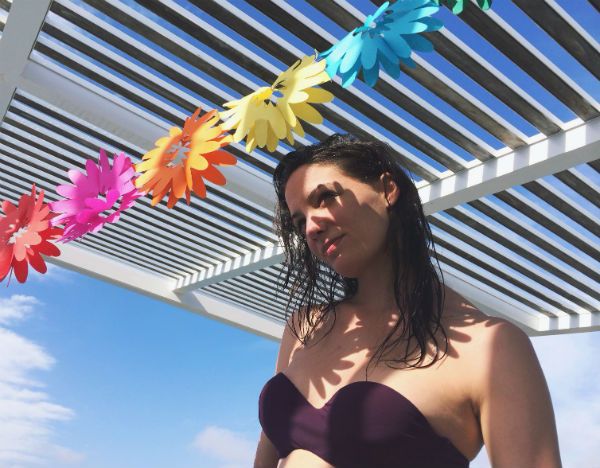 María Hervás bikini