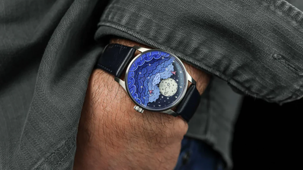 reloj Mr Jones Watches en el C1 Celestial Moonphase 
