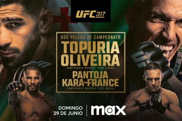 topuria vs oliveira en vivo ufc 317