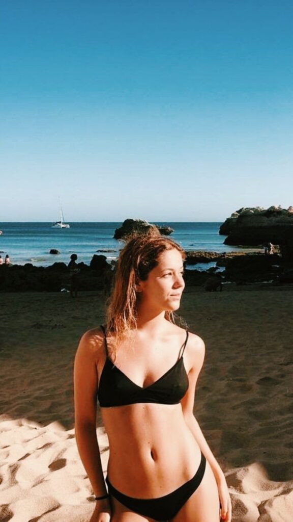 Georgina Amorós playa
