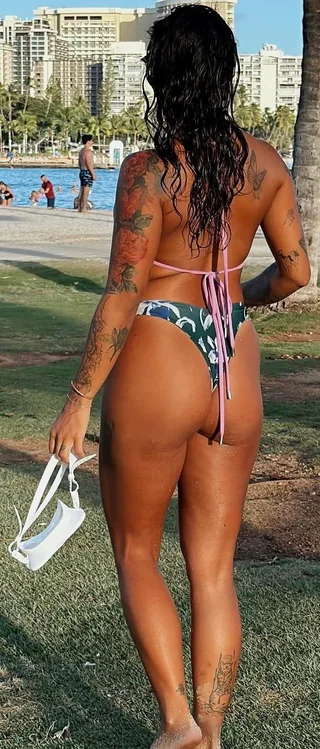 culo Cinthya Velázquez Lenguas de Gato playa