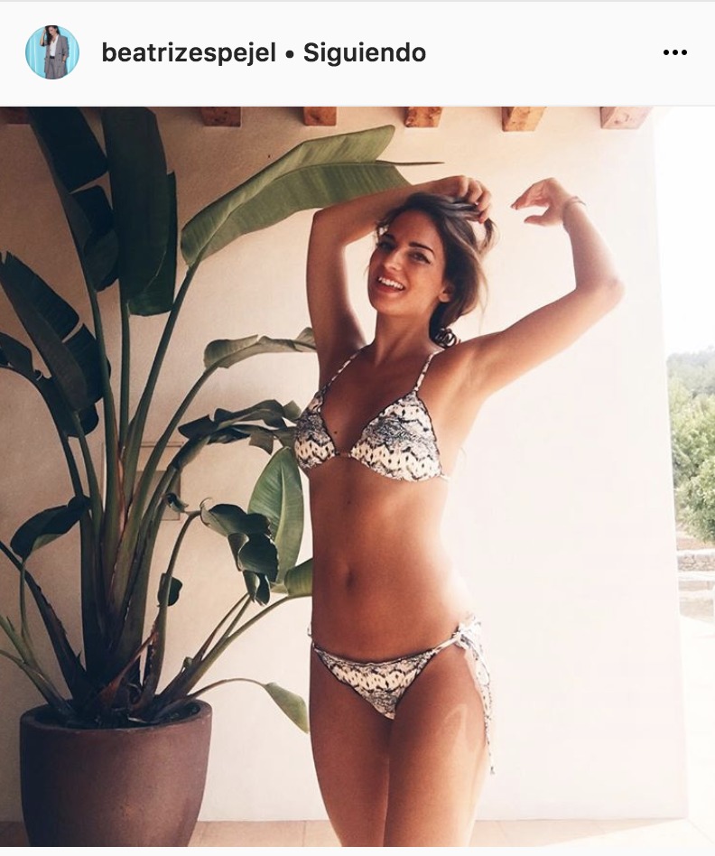 Beatriz Espejel en bikini