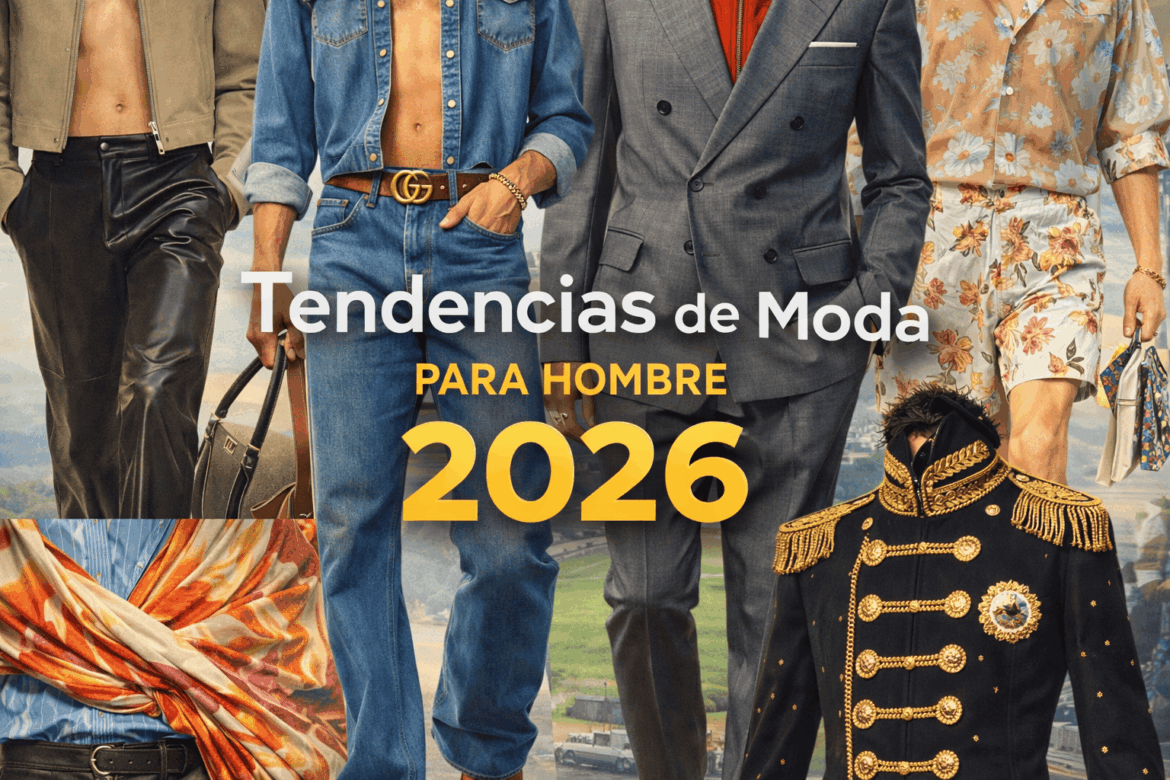 tendencias moda masculina 2026